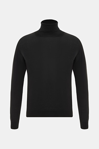 BLACK TURTLENECK TRICOT 4