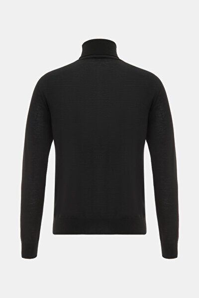 BLACK TURTLENECK TRICOT 5