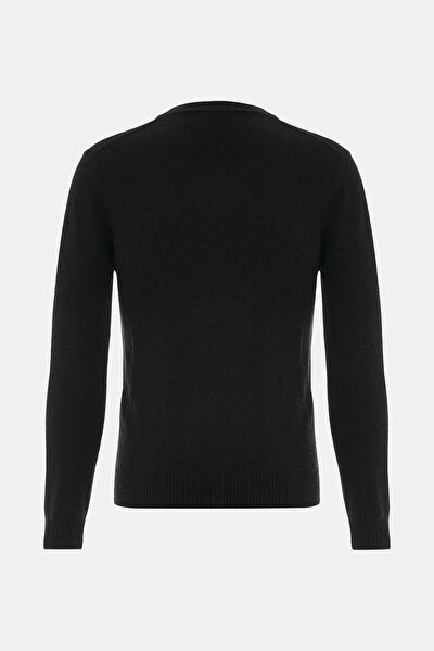 BLACK V NECK TRICOT 3