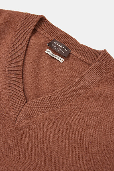 BRICK V NECK TRICOT 3