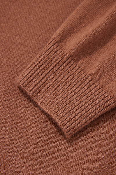 BRICK V NECK TRICOT 4