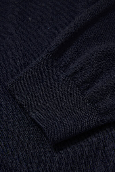 LACİVERT POLO YAKA TRİKO 4