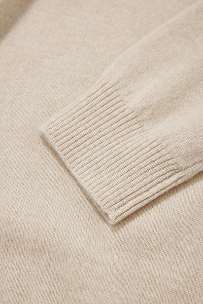 ECRU V NECK TRICOT 4