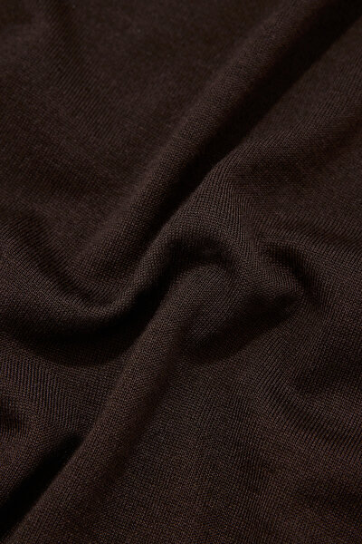 BROWN BASIC / ROUND NECKLINE TRICOT 4