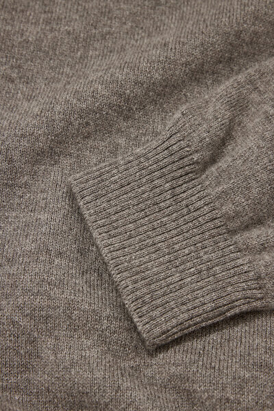 GRAY MELANGE 1/2 TURTLENECK TRICOT 4