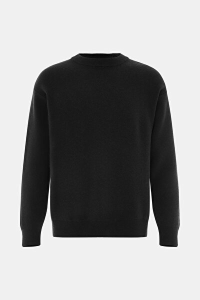 BLACK BASIC / ROUND NECKLINE TRICOT 4