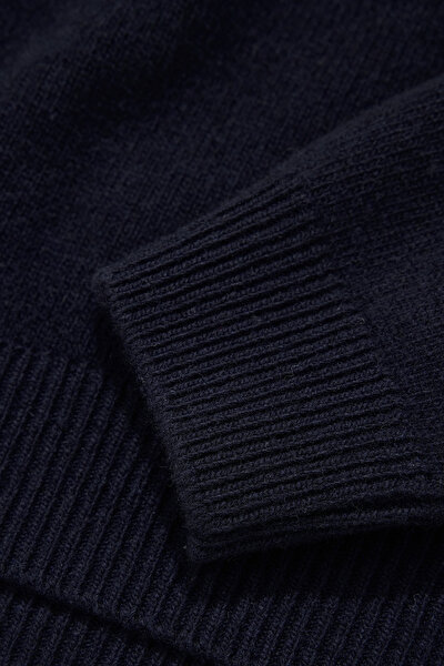 NAVY BLUE 1/2 TURTLENECK TRICOT 4