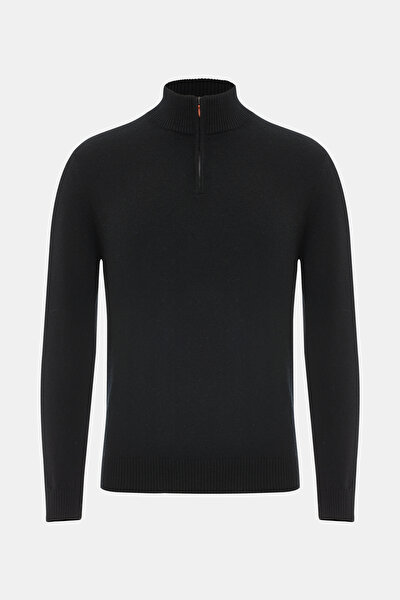BLACK 1/2 TURTLENECK TRICOT 5