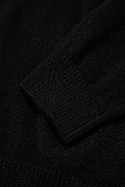 BLACK 1/2 TURTLENECK TRICOT 8