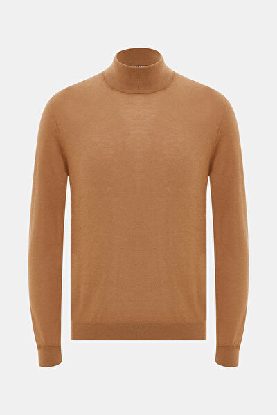 CAMEL 1/2 TURTLENECK TRICOT 5