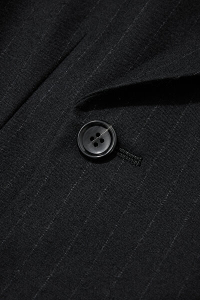 GREY WOOL REEFER JACKET 4