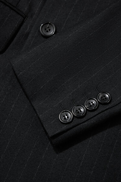 GREY WOOL REEFER JACKET 5