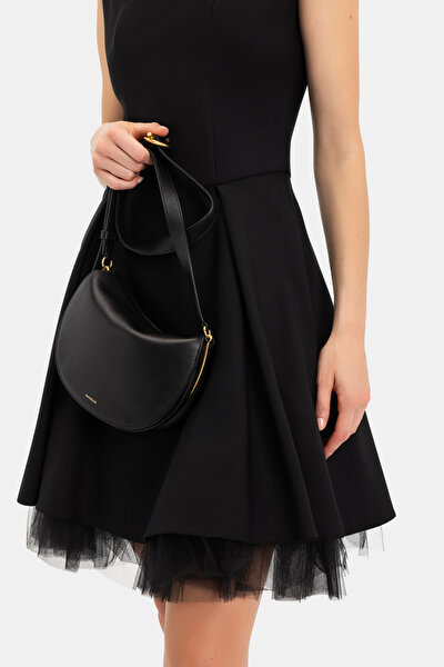 BLACK SLEEVELESS DRESS 5