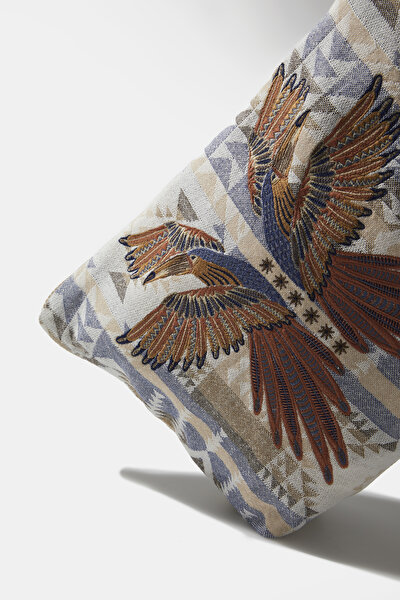 ECRU GEOMETRIC DESIGN BAG 4