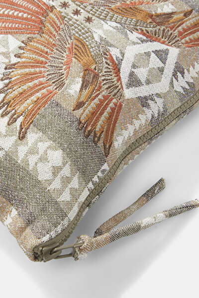 ECRU GEOMETRIC DESIGN BAG 4