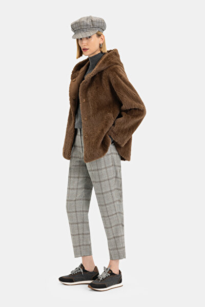 BROWN ECO FUR 5