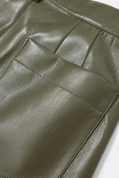 HAKİ BOL PAÇA PANTOLON 4