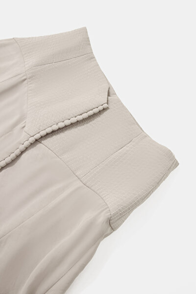 CREAM VİSCOSE SKIRT 3