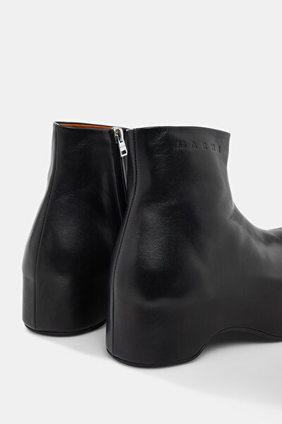 BLACK LEATHER BOOT 5