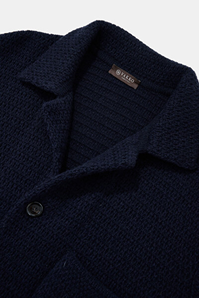 NAVY BLUE KNITTING DESIGN KNITWEAR 8