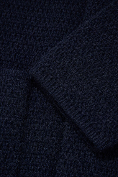 NAVY BLUE KNITTING DESIGN KNITWEAR 10
