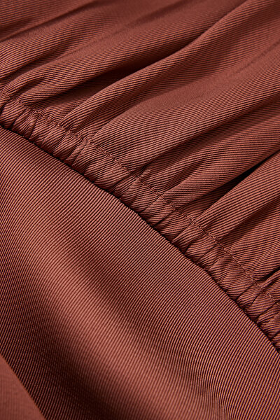 RED BROWN DRESS 4