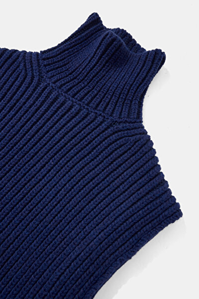 NAVY BLUE WOOL JERSEY 3