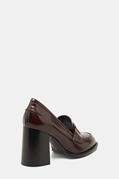 MAROON LEATHER SHOES 3