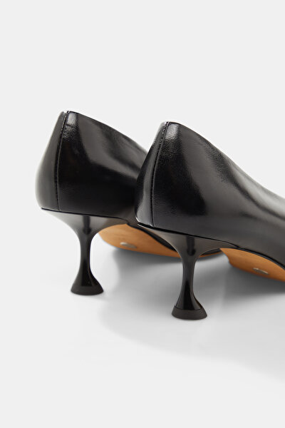 BLACK LEATHER SHOES 4