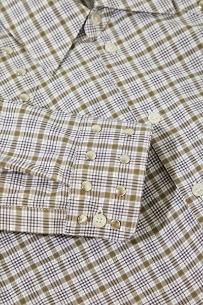WHİTE DESİGN FILLED LONG SLEEVE BLOUSE 4