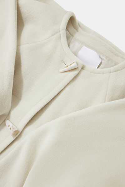 CREAM WOOL REEFER JACKET 5