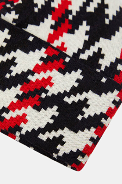MULTICOLOR DESIGN FILLED BERET 3