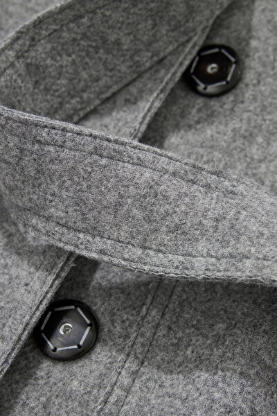 GREY WOOL/CASHMERE OVERCOAT 8