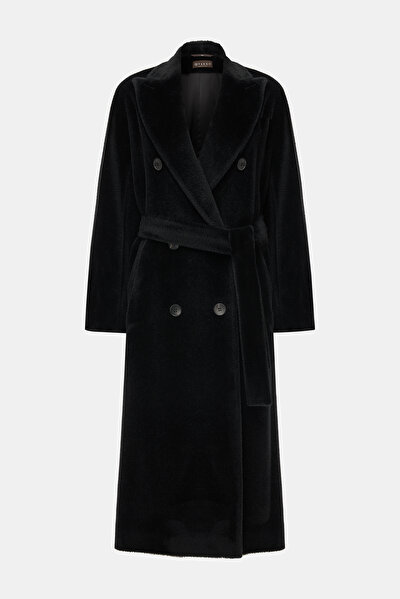 BLACK WOOL/CASHMERE OVERCOAT 8
