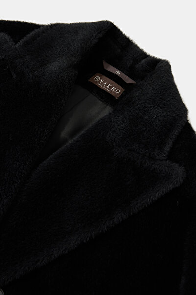 BLACK WOOL/CASHMERE OVERCOAT 10