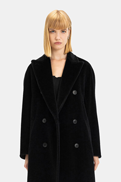 BLACK WOOL/CASHMERE OVERCOAT 4