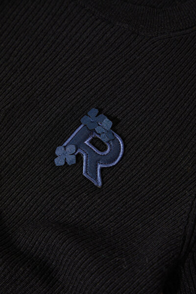 BLACK WOOL JERSEY 4