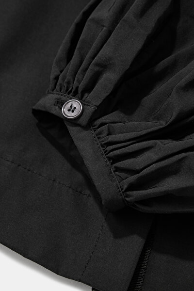 COMFORT BLACK MANDARİN COLLAR SHIRT 4