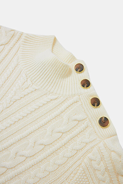 CREAM WOOL JERSEY 3