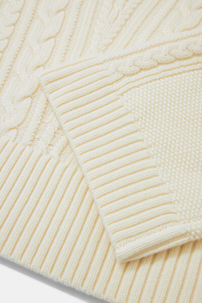 CREAM WOOL JERSEY 4