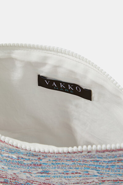 WHITE GEOMETRIC DESIGN BAG 5
