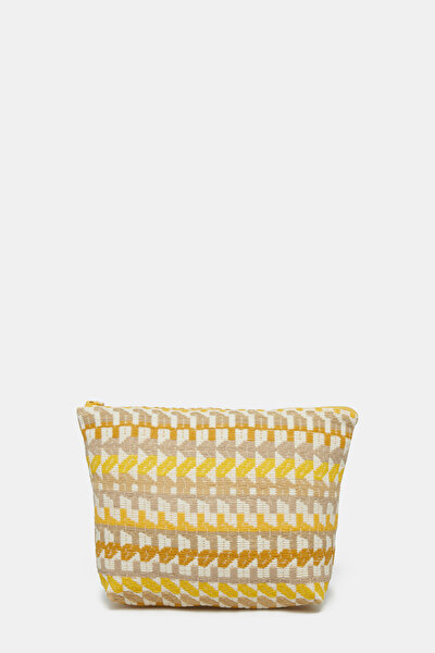 ECRU GEOMETRIC DESIGN BAG 3