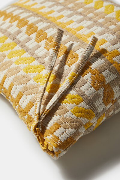 ECRU GEOMETRIC DESIGN BAG 4