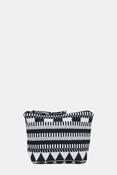 WHITE GEOMETRIC DESIGN BAG 3