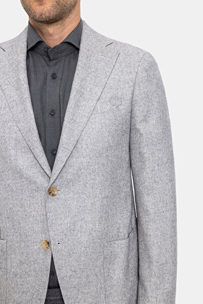 GRAY MELANGE JACKET 3