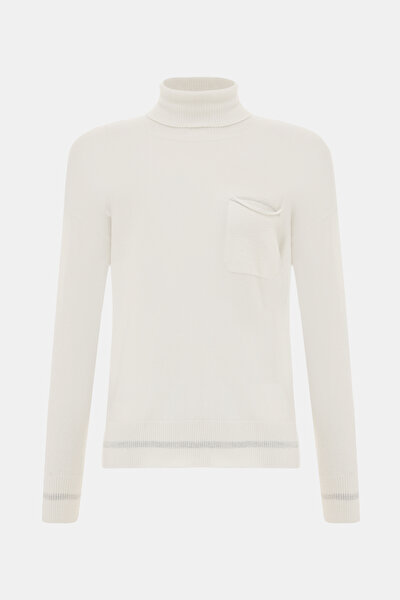SILVER UPRIGHT COLLAR  KNITWEAR 4