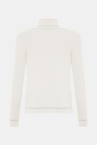 SILVER UPRIGHT COLLAR  KNITWEAR 5