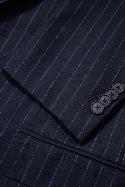NAVY BLUE WOOL SUIT 10