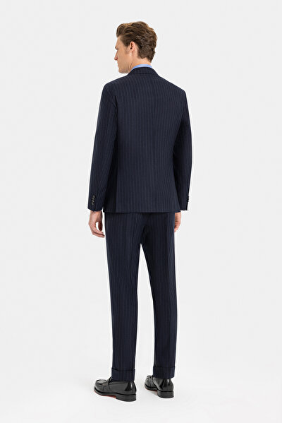 NAVY BLUE WOOL SUIT 3