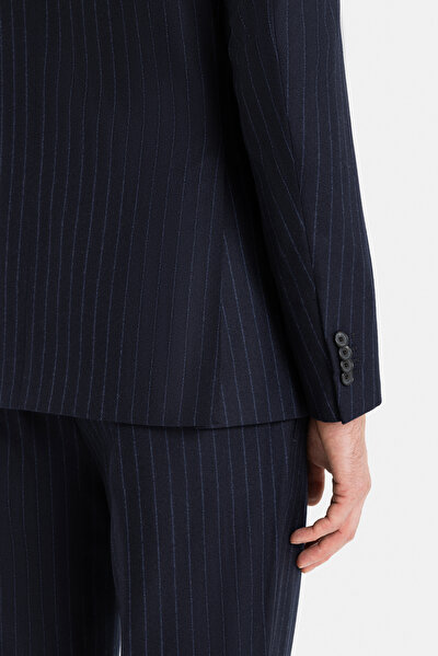 NAVY BLUE WOOL SUIT 5